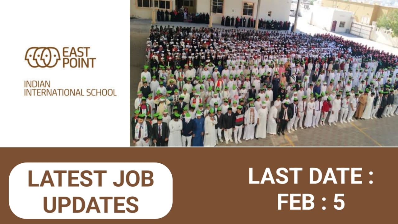 East Point Indian International School Careers in UAE Latest Job