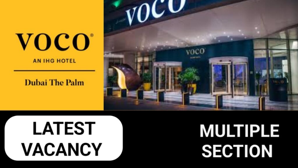 Voco Hotel Careers in Dubai