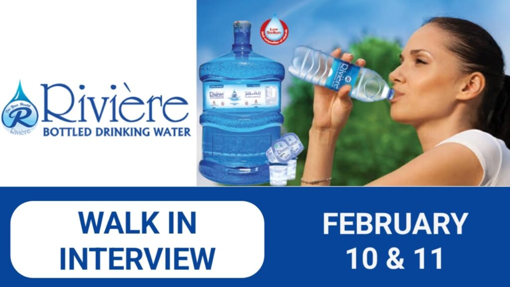 Riviere Mineral Water Careers