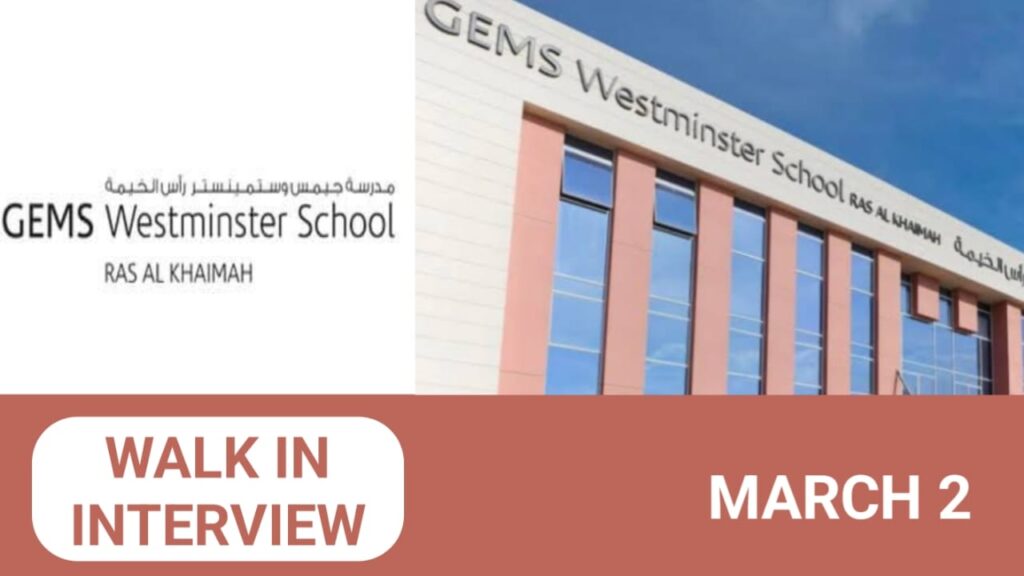 GEMS Westminster School Careers in UAE