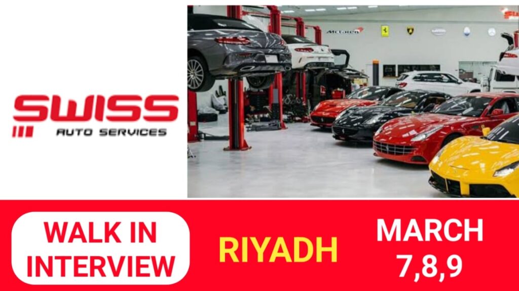 Swiss Auto Services career in KSA
