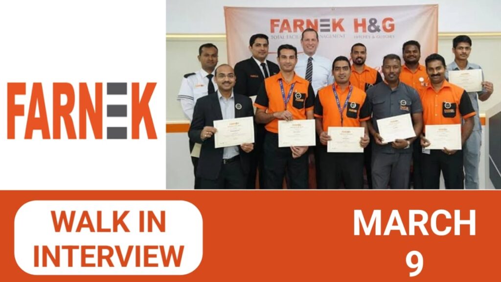 Farnek Services Careers in UAE|Latest Walk In Interview 2024