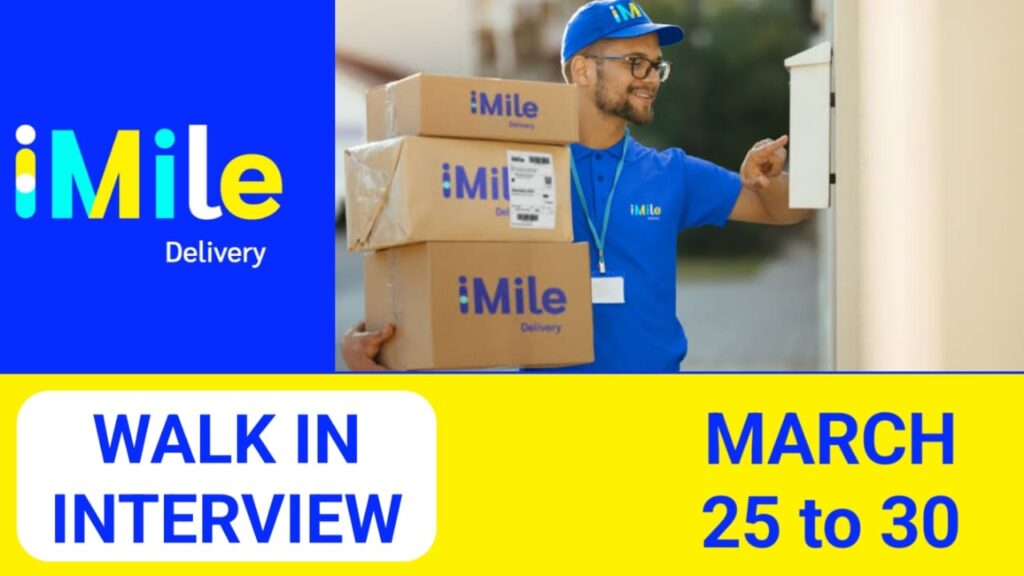 iMile Delivery Careers in UAE | Walk in interview 2024