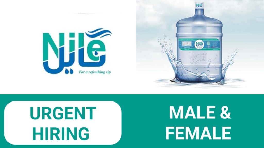 Nile water company job vacancies in UAE