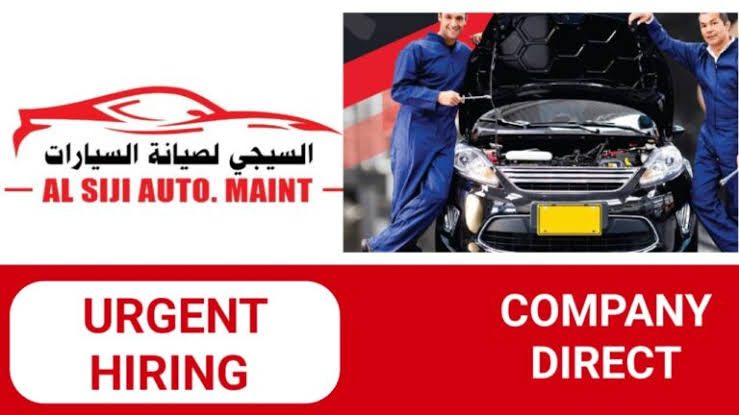 AL SIJI AUTO MAINTANENCE COMPANY URGENT HIRING IN UAE | UAE NEW VACANCIES- 2024