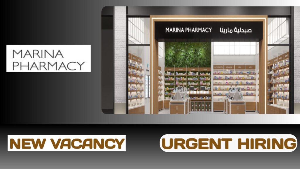 Marina Pharmacy Careers In UAE | UAE new job vacancies-2024