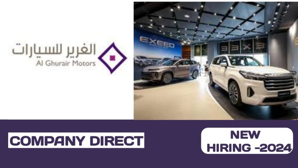 Al Ghurair Motors have vacancies in UAE | UAE new job vacancies 2024