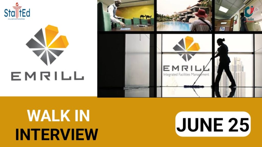 Emrill Facility company walk in interview in UAE