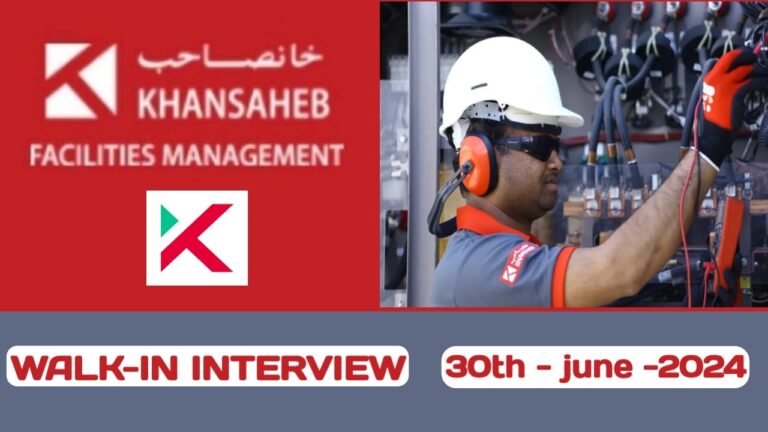 Khansaheb Facilities Management Careers in UAE| UAE new job vacancies 2024