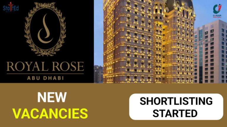 ROYAL ROSE NEW VACANCIES ANNOUNCED IN ABU DHABI