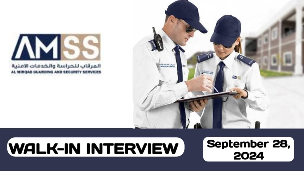 Al Mirqab Guarding and Security Services have vacancies in Qatar | new walk-in interview in Qatar - 2024