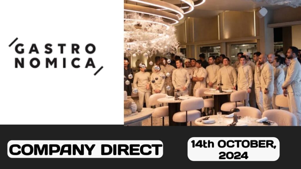 GASTRO NOMICA RESTAURANT HAVE NEW VACANCY IN KUWAIT | OPEN DAY RECRUITMENT IN KUWAIT - 2024