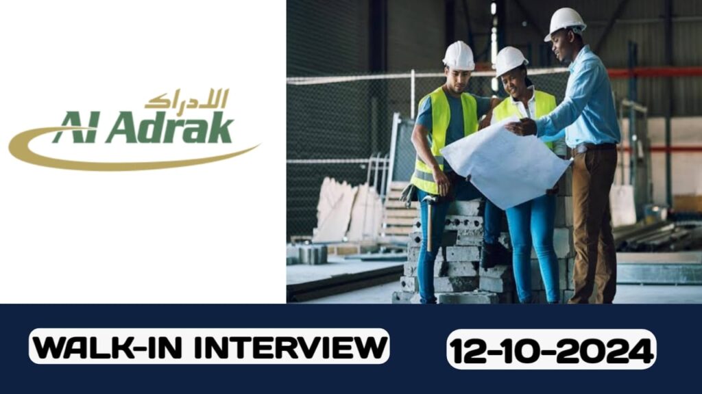 Al Adrak Trading and Contracting Co LLC have new vacancies in UAE | Walk-in interview in UAE - 2024