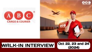 ABC cargo and courier have new vacancies in UAE | new walk-in interview in UAE – 2024