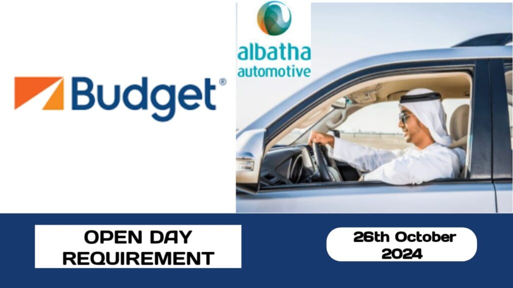 Budget Rent A Car is actively looking to hire talented individuals in UAE | Open day recruitment in UAE - 2024