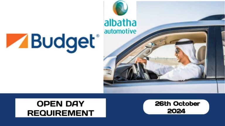 Budget Rent A Car is actively looking to hire talented individuals in UAE | Open day recruitment in UAE - 2024