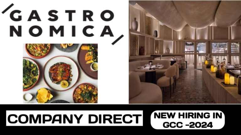 GASTRO NOMICA RESTAURANT HAVE NEW VACANCY IN KUWAIT | NEW HIRING IN KUWAIT - 2024