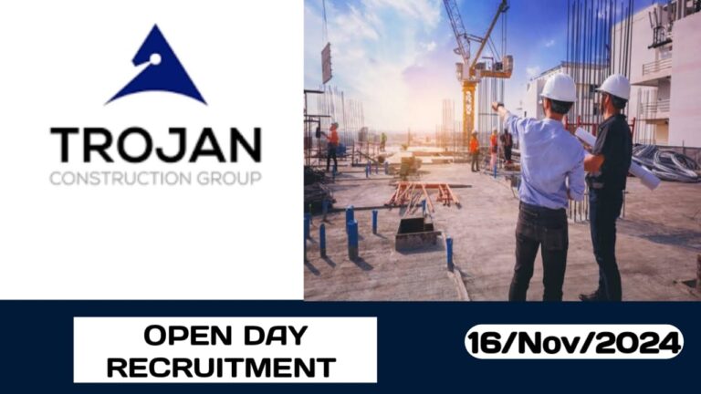 Trojan Construction Group have open day recruitment in UAE