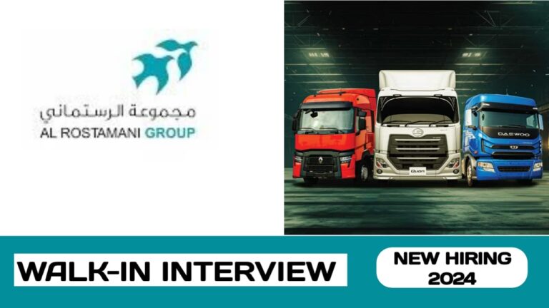 Al Rostamani Group is ready to conduct walk-in interview in UAE | new job hiring in UAE - 2024