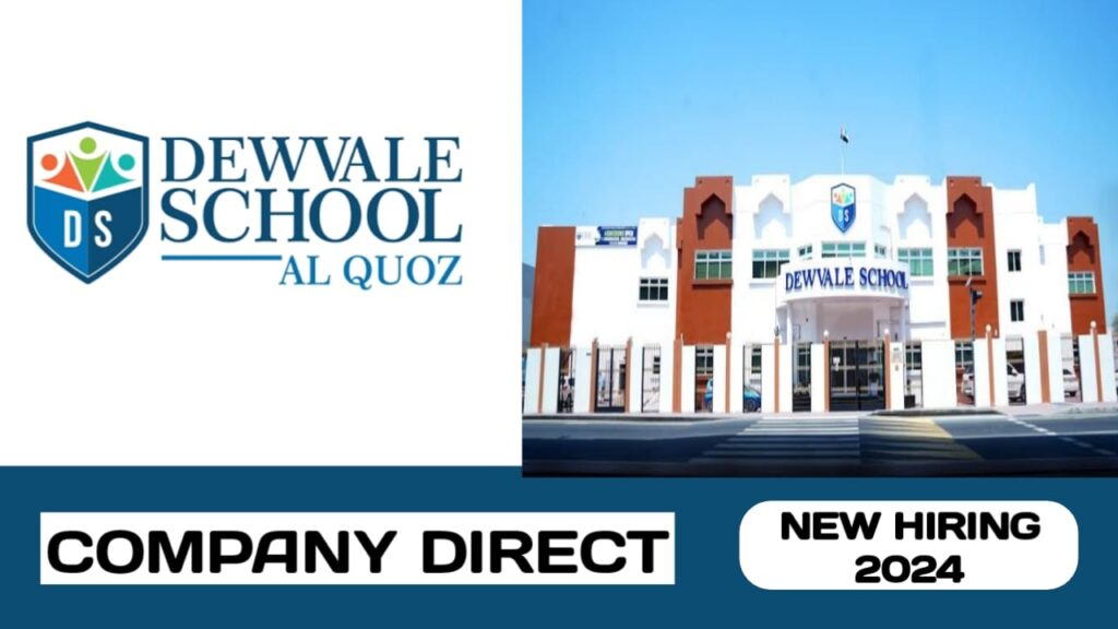 Dewvale school is looking for passionate and qualified educators in UAE | new job hiring for the academic year 2025-2026