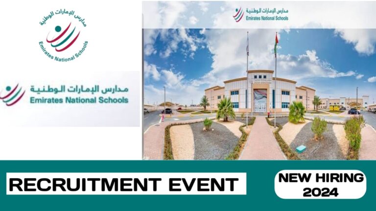 Emirates National Schools is ready to conduct recruitment event in UAE | latest job hiring for the Academic Year 2025 - 2026