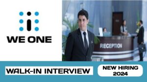 We One is ready to conduct walk-in interview in UAE | new job vacancies in UAE – 2024