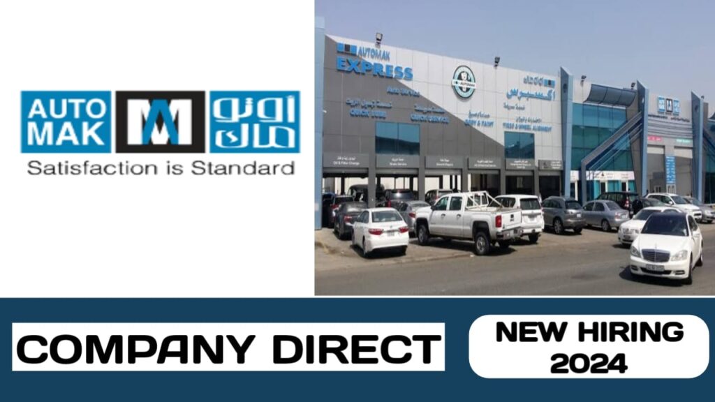 Automak Automotive co. k.s.c.c have some new vacancies in Kuwait | new job hiring in Kuwait - 2024