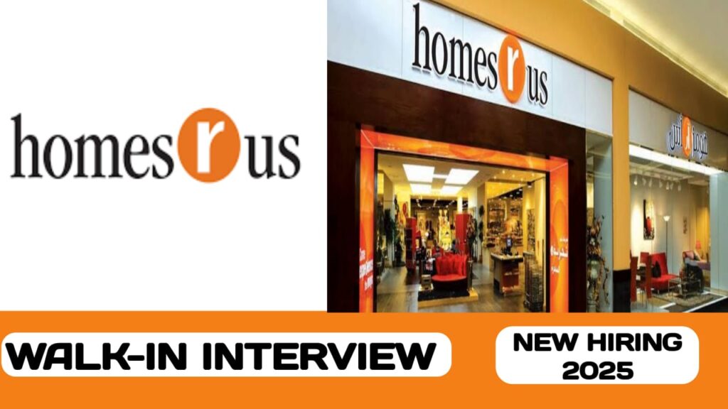 Homes r Us trading L. L. C is ready to conduct walk-in interview in UAE | new job vacancies in UAE - 2025