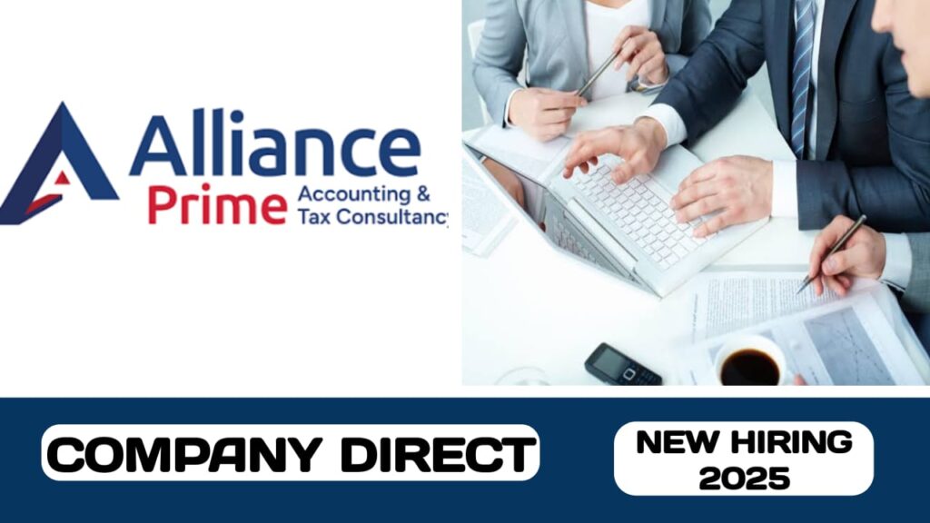 Alliance Prime Accounting and Tax Consultancy have new vacancies in UAE | new job hiring in UAE - 2025