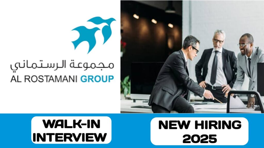 Al Rostamani Group is ready to conduct walk-in interview in UAE | new job hiring in UAE - 2025