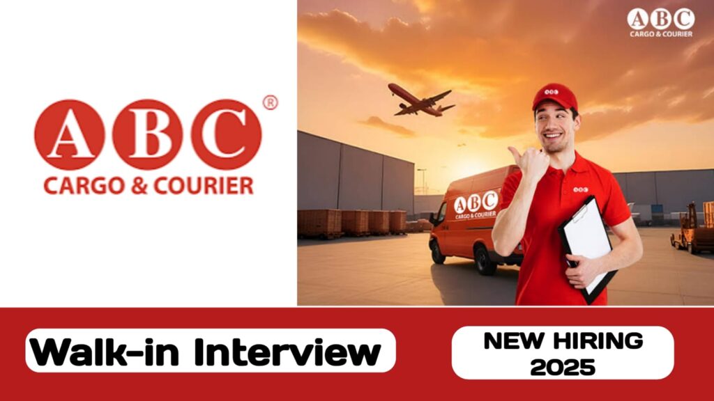 ABC cargo and courier have new vacancies in UAE | new walk-in interview in UAE - 2025