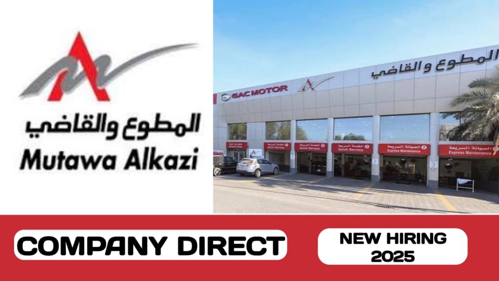 Mutawa Alkazi have new vacancies in Kuwait |new job hiring in Kuwait - 2025