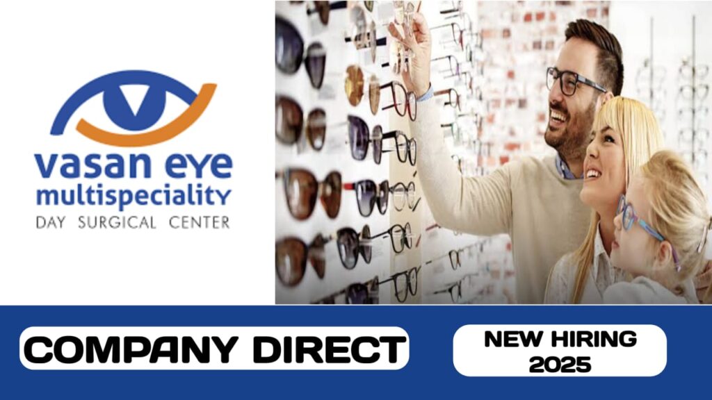 Vasan Eye & Multispeciality Hospital have some new vacancies in UAE
