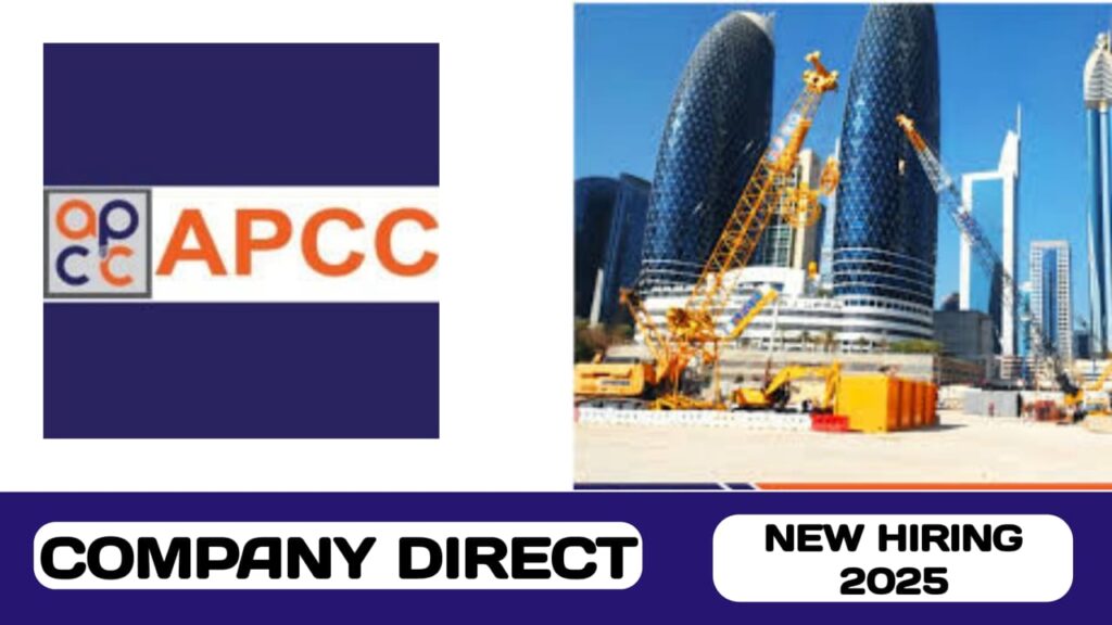 APCC International have some new vacancies in UAE | new job hiring in UAE - 2025