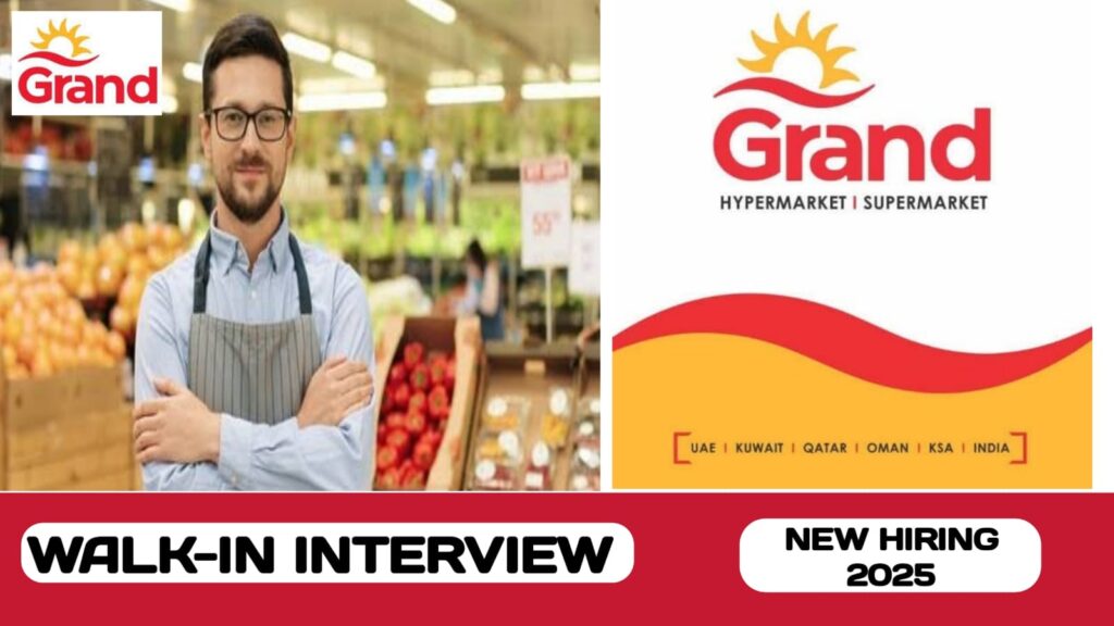 Grand is ready to conduct walk-in interview in India | new job hiring from Kerala - 2025