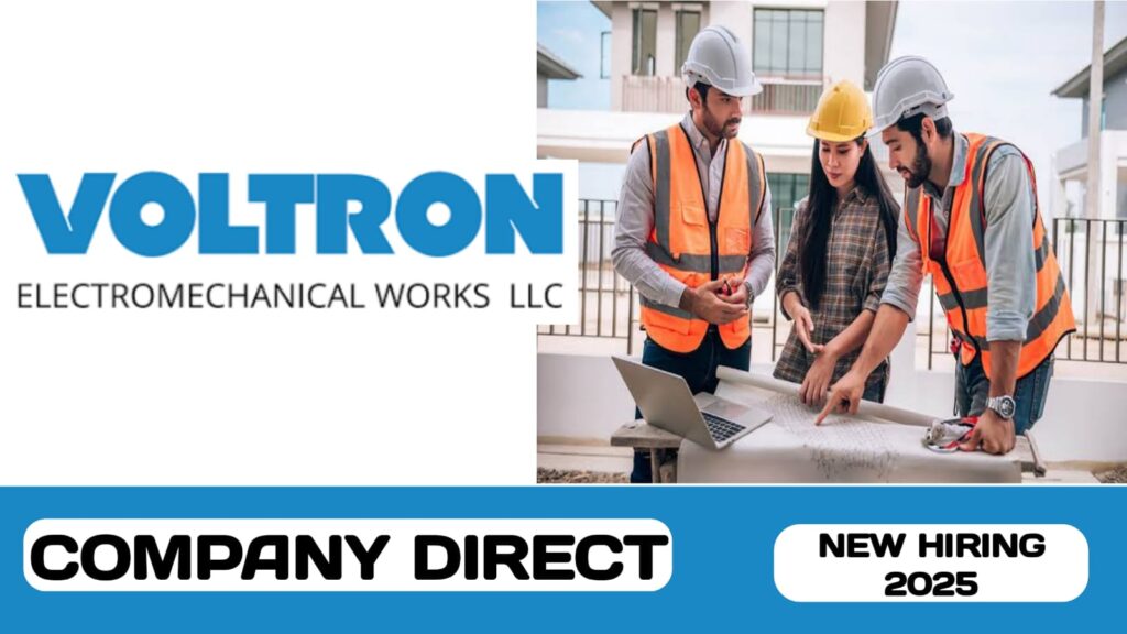 Voltron Electromechanical Works L. L.C have new vacancies in UAE | new job hiring in UAE - 2025