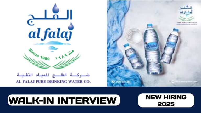 Al Falaj Pure Drinking Water Company have new walk-in interview in UAE | new job vacancies in UAE - 2025
