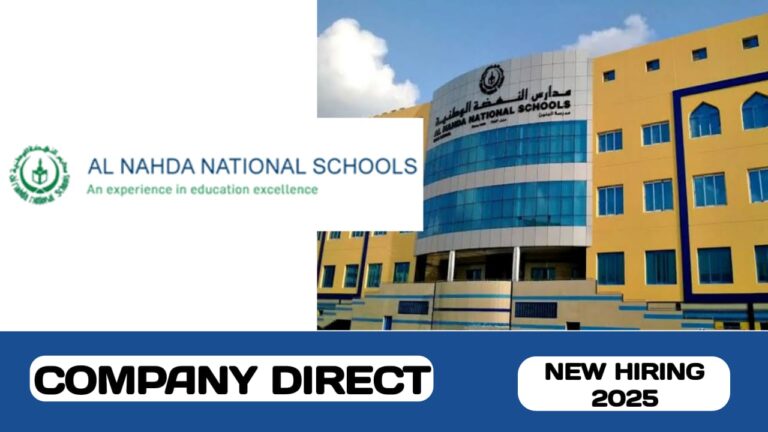 Al Nahda national school have new vacancies in UAE | new job hiring in UAE - 2025