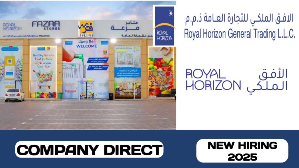 Royal Horizon Holding L. L. C have new vacancies in UAE | new job hiring in UAE- 2025