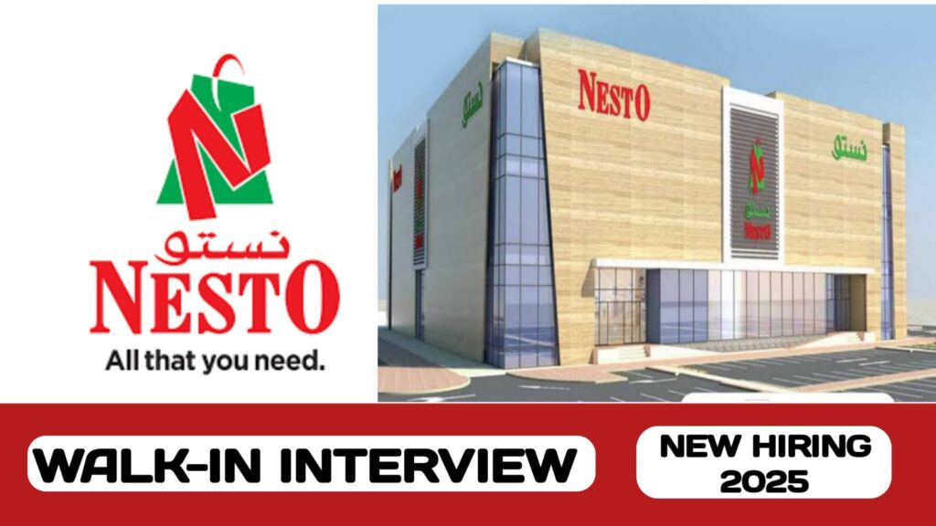 Nesto Group is ready to conduct walk-in interview in UAE | new job vacancies in UAE - 2025