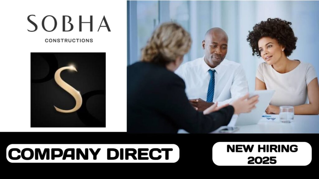 Sobha Construction group have new walk-in interview in UAE | Latest job hiring in UAE - 2025