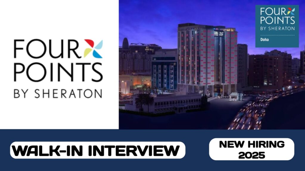 Four Points by Sheraton hotel have new vacancies in UAE | new job hiring in UAE- 2025