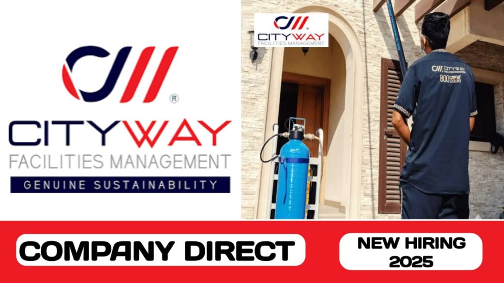 City Way Facilities Management have new vacancies in UAE | new job hiring in UAE - 2025