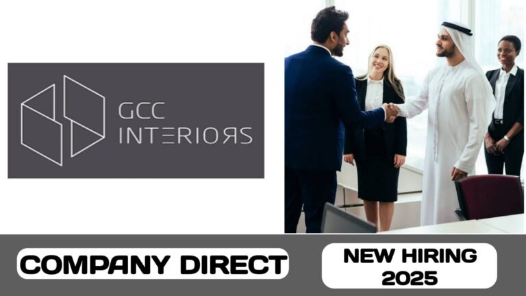 GCC Interiors have new vacancies in UAE | new job hiring in UAE - 2025