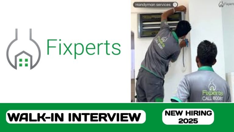 Fixperts Maintenance Service L. L. C is conducting walk-in Interview in UAE | Latest walk-in interview in UAE - 2025