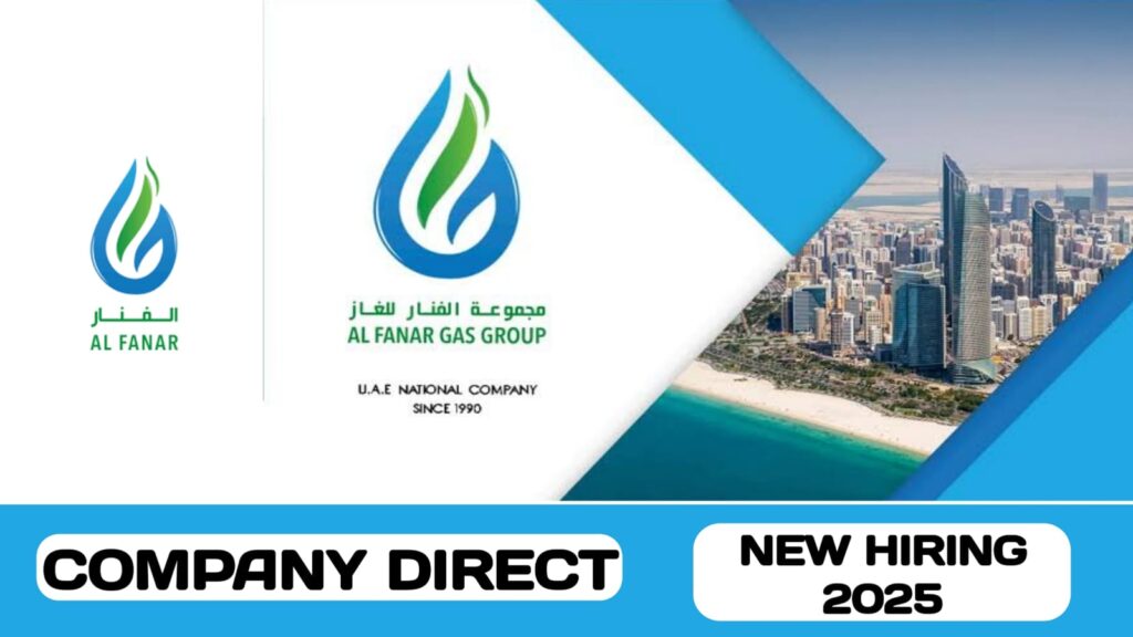 Al Fanar Gas group have some new vacancies in UAE | new job hiring in UAE - 2025