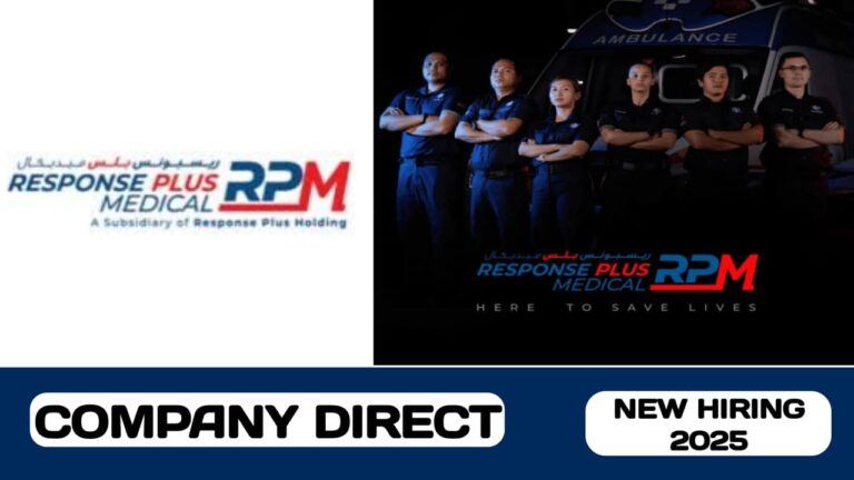 Response Plus Medical Service (RPM) have new vacancies in UAE | new job hiring in UAE - 2025