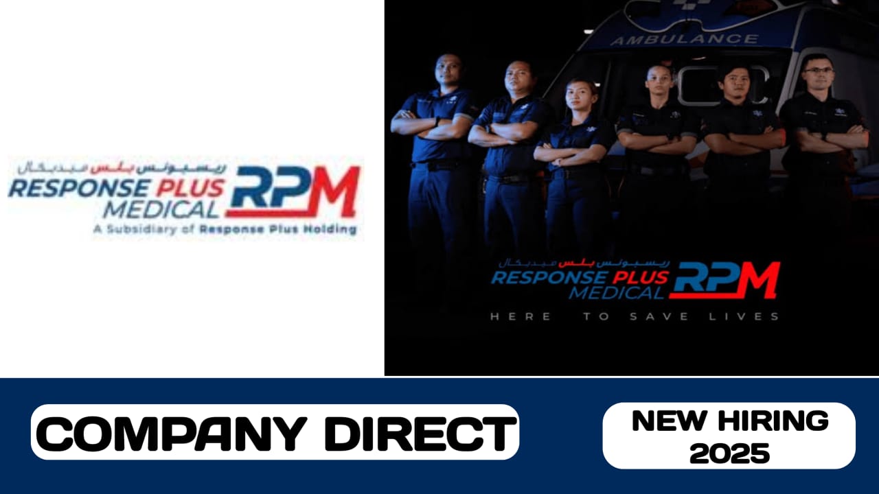 Response Plus Medical Service (RPM) have new vacancies in UAE | new job hiring in UAE - 2025