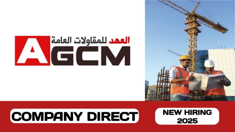 Al Ahd General Contracting LLC (AGCM) have new vacancies in UAE | new job hiring in 2025
