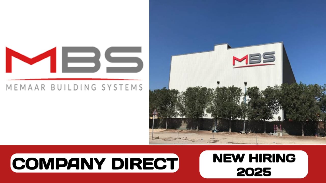 Memaar Building Systems (MBS) have new vacancies in UAE | new job hiring in UAE - 2025